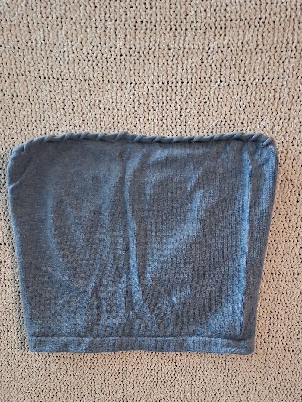 Ralph Lauren Blue Knit Tube Top